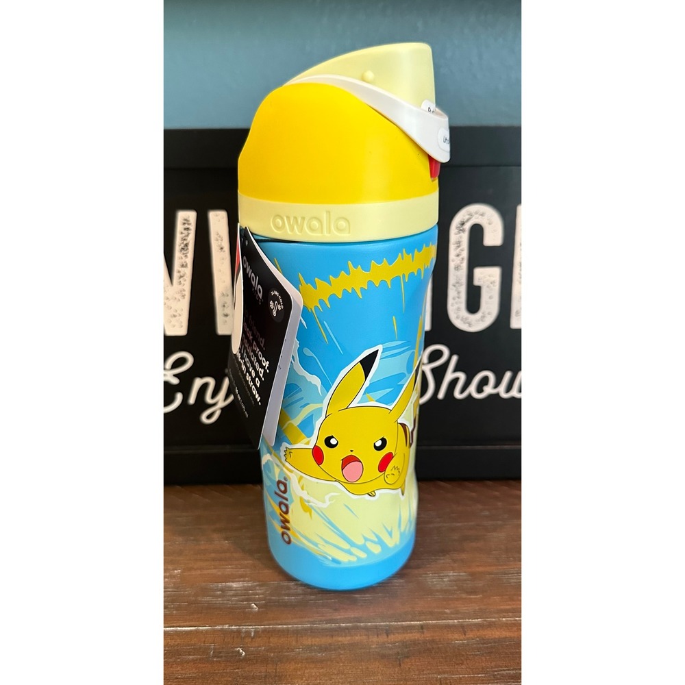 Owala FreeSip Kids 16oz Pokemon 30th Anniversary Pikachu Water Bottle Target NWT